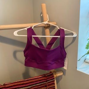 Old Navy cross back sports bra.  Vivid violet.  Size S.  NWT.